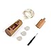 Icicle Wine Bottles String Lights, 8 PCS 4.92ft 15 LED Battery Artificial Cork Copper Wire Fairy Starry String Lights for Centerpieces, Jars, Vase, Bar, Indoor Studio Decorations(Warm White)