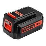 Topbatt Replacement Battery for Black and Decker 40V 3.0Ah Lithium MAX Battery LBX2040 LBXR36 LBXR2036 LST540 LCS1240 LBX1540 LST136W