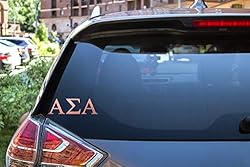 Pro-Graphx Alpha Sigma Alpha Stickers - 2.5 Inches