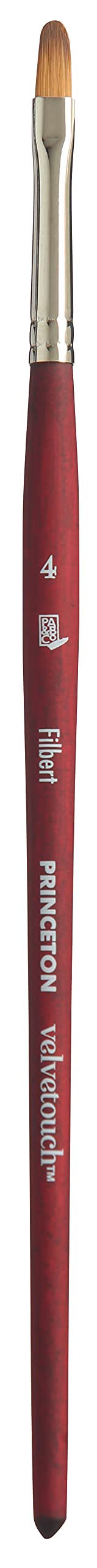 Pri Velvetouch Syn Sh Filbert Size 4