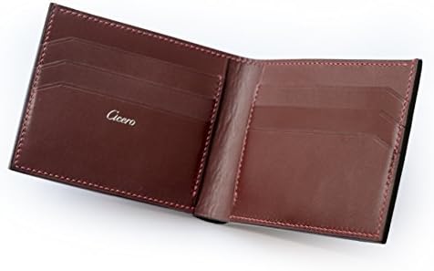 Cicero Bifold Men Leather Wallet Hand Stitch With Premium Full Grain Calf Leather (Brown, Blue, Green, Red)
