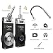Getaria Wireless Guitar System Rechargeable Digital Transmitter Receiver Set for Electric Guitar Bass with 3.5mm to 6.35 mm (1/4 inch) Male to Female Stereo Cables