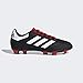 adidas Unisex-Kid's Goletto VI Firm Ground Football Shoe, Black/White/Scarlet, 4.5 M US Big Kid