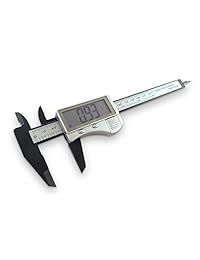 6" 150 mm SAE y Métricas Poly Fibra Calibre digital para interior, exterior, profundidad y paso Mediciones DC 6