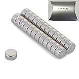 Haxeo Mini Refrigerator Magnets - Set of 25 Round Magnets - 1/8