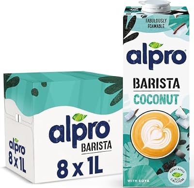 Barista Kokos Drink mit Soja – 8x1L – Proteinquelle - vegan - fettarm