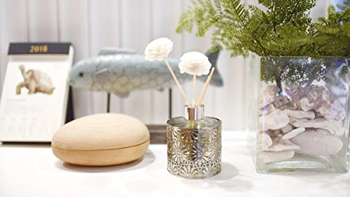 HOSSIAN Set of 100 Reed Diffuser Sticks - Wood Rattan-Reed Sticks -Diffuser Glass Bottles-Diffuser Refills- Spa-Aromatherapy(7" 17cm)