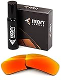 Polarized Ikon Iridium Replacement Lenses For Oakley Eyepatch 2 Sunglasses - Fire Orange Mirror