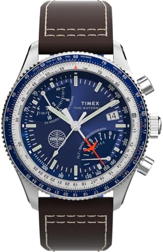 Herren Chronograph Quarz Armbanduhr Fly Back x Pan Am