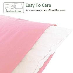 NTBAY 100% Brushed Microfiber Queen Pillowcases Set