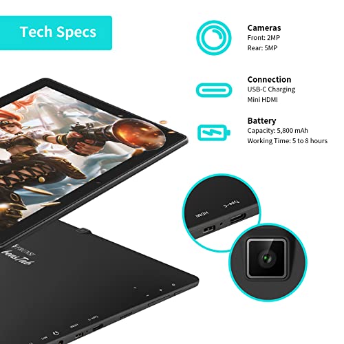 Standalone Drawing Tablet with Screen No Computer Needed, 10 Inch