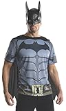 Rubie's Men's Batman Arkham City Adult Batman Top, Multicolor, Small
