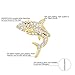 Stud Earrings for Women Shark Earrings 16K Gold Plating with Swarovski Holiday Earrings Give