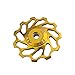 Bicycle Rear Derailleur Pulley Aluminum Bike Ceramic Bearing Jockey Wheel 11T (Golden)