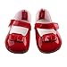 MonkeyJack Red Strap Shoes Flats Sneakers for 43cm/17inch Zapf Baby Born Doll Clothes