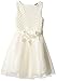 ZUNIE Girls' Illusion Sparkle Sweater Knit Boucle Dress