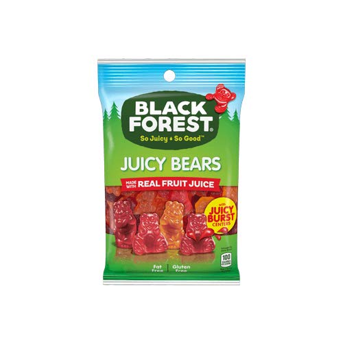 Black Forest (1) Bag Juicy Bears Gummy Bears with Juicy Burst Centers
