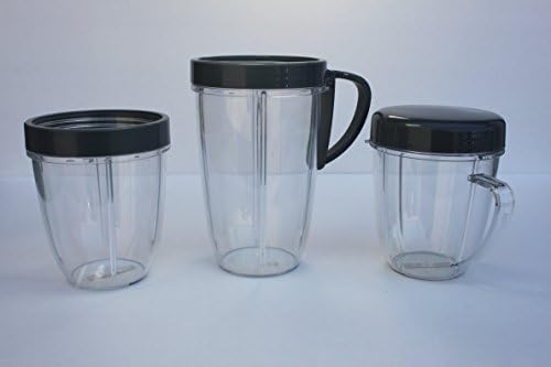 1 NutriBullet 24 OZ Tall Cup + 1 Handled Lip Ring + 1 NutriBullet 18 OZ Handled Short Cup + 1 Stay Fresh Resealable Lid + 1 NutriBullet 18 OZ Short Cup + 1 Lip Ring, BONUS COMBO PACK