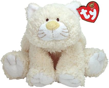 Amazon Com Ty Kutie Kat Yellow Cat Toys Games