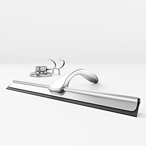 HASKO accessories Bathroom Shower Squeegee Chrome Plated Stainless