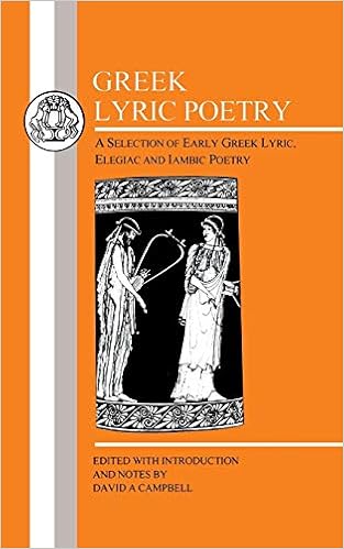 Amazon Com Greek Lyric Poetry Greek Texts Campbell David A Books