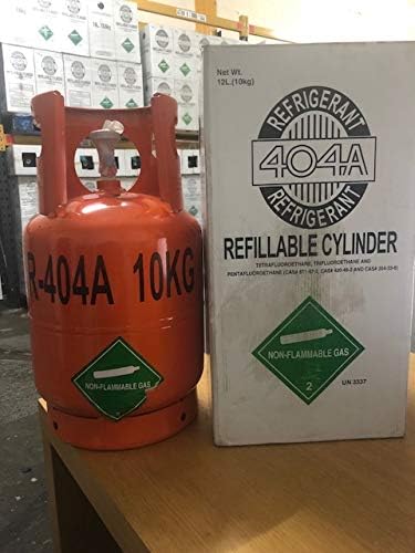 IMO Supplies R404a Virgin Refillable Gas cylinder 10KG - R404 R-404a Refrigerant (IncVAT) - Vigin Gas in Virgin Cylinder - F-Gas Cerificate Required to Purchase
