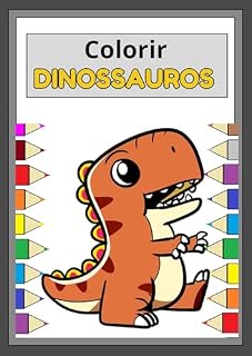 Livro Colorir dinossauros