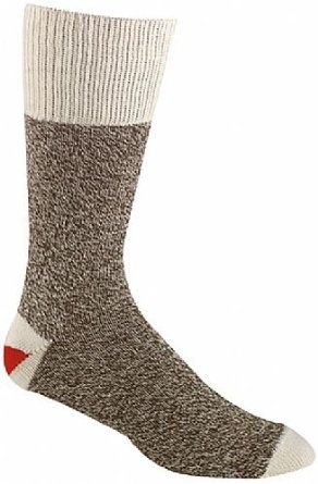 Original Rockford Red Heel Sock 2 Pair LARGE BROWN Original Rockford Red Heel Sock 2 Pair LARGE BROWN
