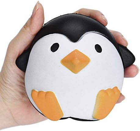 Kutzi Mutzi's Jumbo Squishy Kawaii Penguin Cream Scented Squishies Slow Rising Decompression Squeeze Toys Children Simulation Cute Penguin Toys