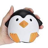 Kutzi Mutzi's Jumbo Squishy Kawaii Penguin Cream Scented Squishies Slow Rising Decompression Squeeze Toys Children Simulation Cute Penguin Toys