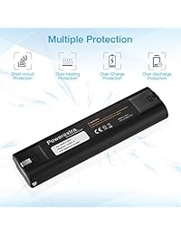 Powerextra 2 unidades Makita 9,6 V 2200 mAh Batería de alta capacidad para Makita 9000 9033 193890   9, 192696   2 632007   4