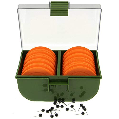 NGT Chod/Zig Bin with 10 Eva Winders - Green, One Size