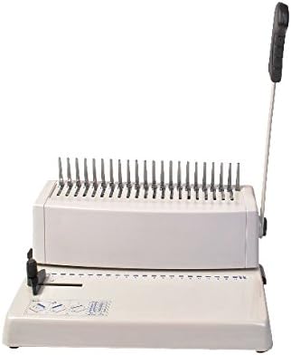 21-Hole 250 Sheets Paper Comb Punch Binder Binding Machine Scrapbook w/200 Combs Ship from USA