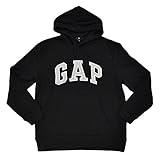GAP Mens Fleece Arch Logo Pullover Hoodie