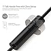 [4.2](20) VOJO Aux in Cord for Car 3.5mm Auxiliary Audio Cable with Mic/Microphone 6ft Coiled Hotline [Black], Ultra Slim Metal Shell for iPhone 6 6s Plus Beats Headphone, RemoteTalk & Tangle-Free
