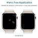 JETech Screen Protector Compatible with Apple Watch SE 3/2/1 (2025/2022/2020) / Series 6 5 4 40mm, TPU HD Clear Full Coverage Film, 3-Pack