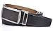 Marino Men’s Wide Rimmed Imprinted Leather Ratchet Dress Belt 1.25