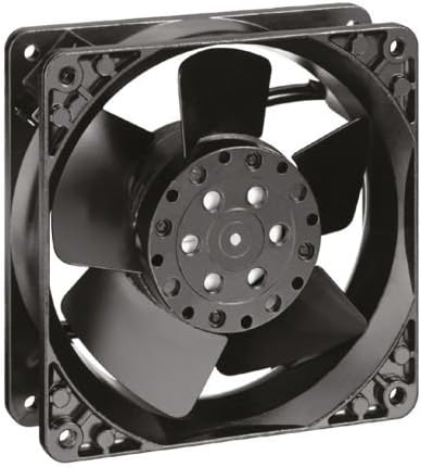 Papst Fan 4656 N Fan, Cooler & Radiator Fan Refoidisseurs and Radiator Fan 12 cm Fan 2650 RPM 160 m³/h, 1 x (S – Black)