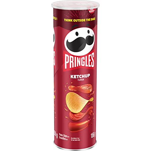 Pringles Potato Chips, Ketchup, 156 Grams/5.50oz {Imported from Canada