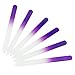 EZGO 6 Pieces Purple Nail Files with Case - Best Glass Nail File for Manicure and Pedicure, Glass for Nails and Bonafide Beauty
