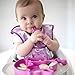 Bumkins Bibs, for Baby Girl or Boy, Infant 3-9 Mos, Essential Must Have for Eating, Feeding, Baby Led Weaning, Mess Saving Waterproof Soft Fabric, Starter Bib 2-pk Unicorns, Rainbows Blue and Purple