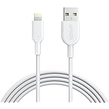 Anker PowerLine II Lightning Cable (6ft), Probably The World's Most Durable Cable, MFi Certified for iPhone X / 8 / 8 Plus / 7 / 7 Plus / 6 / 6 Plus / 5 / 5s (White)