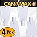 Canamax 297147700 Freezer Door Key Replacement Part For AP4301346 216702900 PS1991481 5308037402 216388700 - Compatible with Kenmore Electrolux Freezers - PACK OF 4