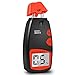 AIRSSON Moisture Meter, Digital Wood Humidity Meter, Water Leak Detector, Backlit LCD Display with Calibration Prong for Firewood Lumber Floor Wood Wall