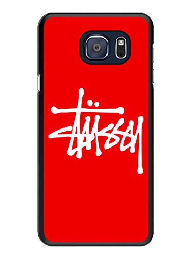 S6 Edge+ Phone Case,Red Stussy Popular Gifts Case Cover for Samsung Galaxy S6 Edge Plus (Black)