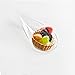 High Quality Clear Plastic Dessert / Appetizer Tear Drop Shape Plate Spoons, Pack of 100 - Mini 4 Inch Asian Elegant and Disposable Dishes