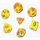 Polyhedral DND Game Dice Set Transparent Rainbow Dice Compatible Dungeons and Dragons Role Playing Game(RPG),MTG,Pathfinder,Table Game,Board Games Dice Set