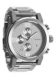 Nixon Men's A347-100 The Ride Chrono Silver Stainless Steel Watch