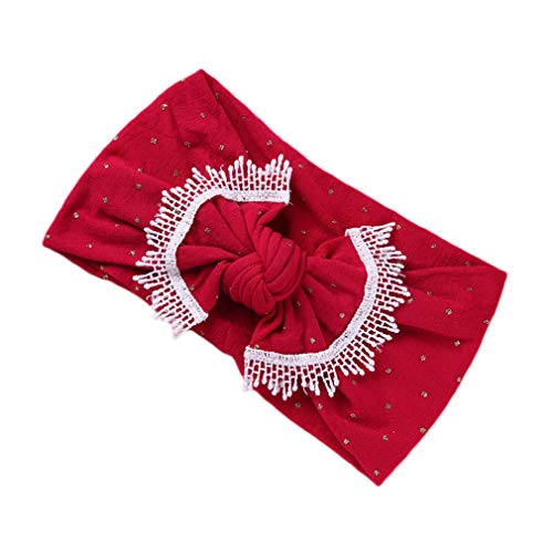 image for DANMY Baby Girl Nylon Headbands Turban Newborn Infant Toddler Hairband