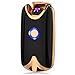 Pard Fashion Windproof Double Arc Lighter, USB Rechargeable Flameless Electronic Pulse Cross Arc Lighter, Black
